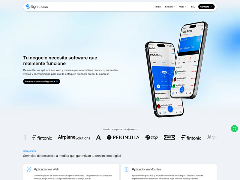 Synkross Website